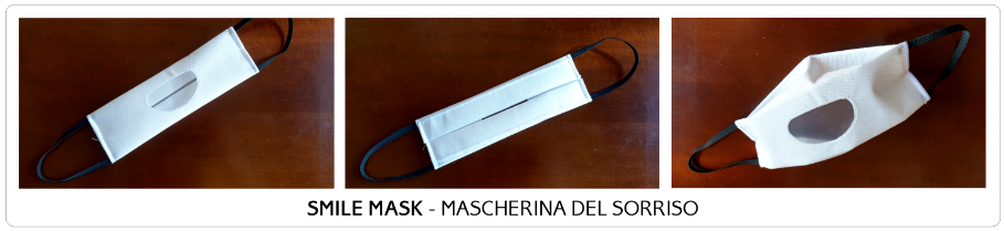 Mascherine lavabili filtranti trasparenti